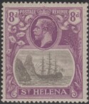 Aron R. Halberstam Philatelists Ltd.; British Commonwealth Stamps: SAINT HELENA - KGV; Scott: none; SG: 105c; Condition: VF LH