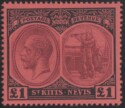 Aron R. Halberstam Philatelists Ltd.; British Commonwealth Stamps: SAINT KITTS - KGV; Scott: 36; SG: 36; Condition: VF NH