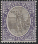 Aron R. Halberstam Philatelists Ltd.; British Commonwealth Stamps: SAINT KITTS - ; Scott: 9; SG: 9; Condition: VF LH