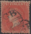 Aron R. Halberstam Philatelists Ltd.; British Commonwealth Stamps: SAINT VINCENT - QV; Scott: 23; SG: 24; Condition: F-VF U