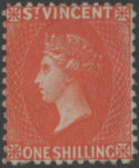 Aron R. Halberstam Philatelists Ltd.; British Commonwealth Stamps: SAINT VINCENT - QV; Scott: 39; SG: 45; Condition: VF H