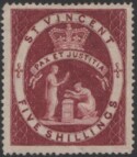 Aron R. Halberstam Philatelists Ltd.; British Commonwealth Stamps: SAINT VINCENT - QV; Scott: 54; SG: 53; Condition: VF H