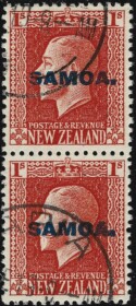 Aron R. Halberstam Philatelists Ltd.; British Commonwealth Stamps: SAMOA - ; Scott: none; SG: 142b; Condition: VF U