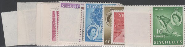 Aron R. Halberstam Philatelists Ltd.; British Commonwealth Stamps: SEYCHELLES - QEII; Scott: 173-190; SG: 158-172; Condition: VF NH