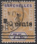 Aron R. Halberstam Philatelists Ltd.; British Commonwealth Stamps: SEYCHELLES - QV; Scott: 34; SG: 42; Condition: VF U