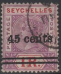 Aron R. Halberstam Philatelists Ltd.; British Commonwealth Stamps: SEYCHELLES - QV; Scott: 36; SG: 44; Condition: VF U
