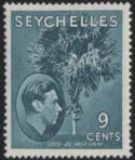 Aron R. Halberstam Philatelists Ltd.; British Commonwealth Stamps: SEYCHELLES - KGVI; Scott: none; SG: 138a; Condition: VF LH