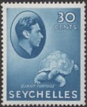 Aron R. Halberstam Philatelists Ltd.; British Commonwealth Stamps: SEYCHELLES - KGVI; Scott: none; SG: 142a; Condition: VF NH