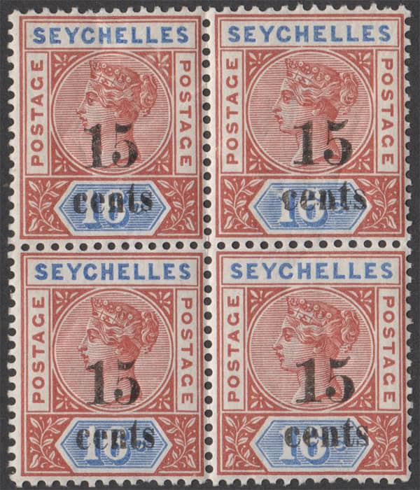 Aron R. Halberstam Philatelists Ltd.; British Commonwealth Stamps: SEYCHELLES - QV; Scott: none; SG: 19; Condition: VF NH