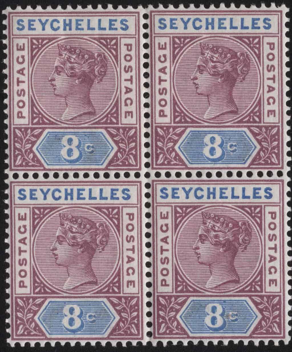 Aron R. Halberstam Philatelists Ltd.; British Commonwealth Stamps: SEYCHELLES - QV; Scott: none; SG: 11; Condition: VF NH