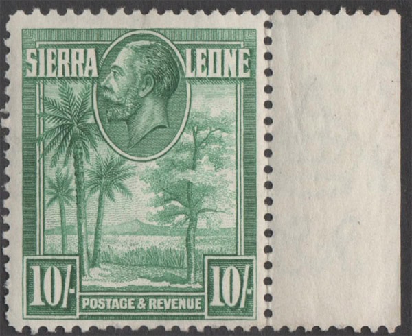 Aron R. Halberstam Philatelists Ltd.; British Commonwealth Stamps: SIERRA LEONE - KGV; Scott: 151; SG: 166; Condition: F-VF NH