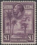 Aron R. Halberstam Philatelists Ltd.; British Commonwealth Stamps: SIERRA LEONE - KGV; Scott: 152; SG: 167; Condition: F-VF NH