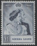 Aron R. Halberstam Philatelists Ltd.; British Commonwealth Stamps: SIERRA LEONE - KGVI; Scott: 189; SG: 204; Condition: VF NH