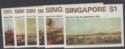 Aron R. Halberstam Philatelists Ltd.; British Commonwealth Stamps: SINGAPORE - ; Scott: 144-149; SG: 165-170; Condition: VF LH