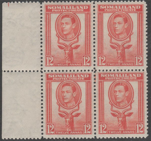 Aron R. Halberstam Philatelists Ltd.; British Commonwealth Stamps: SOMALILAND - KGVI; Scott: 91; SG: 100; Condition: VF NH