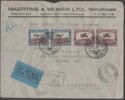 Aron R. Halberstam Philatelists Ltd.; British Commonwealth Stamps: SOUTH-WEST AFRICA - KGV; Scott: C5-6; SG: 86-87; Condition: VF U
