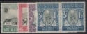 Aron R. Halberstam Philatelists Ltd.; British Commonwealth Stamps: SOUTH AFRICA - KGV; Scott: B1-4; SG: 50-53; Condition: VF NH