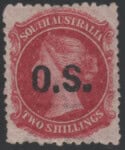 Aron R. Halberstam Philatelists Ltd.; British Commonwealth Stamps: SOUTH AUSTRALIA - ; Scott: O33; SG: O21; Condition: F-VF LH