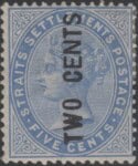 Aron R. Halberstam Philatelists Ltd.; British Commonwealth Stamps: STRAITS SETTLEMENTS - ; Scott: 60; SG: 77; Condition: F-VF LH