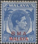Aron R. Halberstam Philatelists Ltd.; British Commonwealth Stamps: STRAITS SETTLEMENTS B.M.A. - KGVI; Scott: 265 var; SG: 12; Condition: VF NH