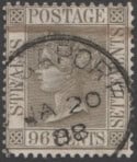 Aron R. Halberstam Philatelists Ltd.; British Commonwealth Stamps: STRAITS SETTLEMENTS - QV; Scott: 57; SG: 71; Condition: F-VF U