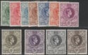 Aron R. Halberstam Philatelists Ltd.; British Commonwealth Stamps: SWAZILAND - KGVI; Scott: 27-37var; SG: 28-38; Condition: F-VF LH