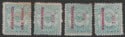 Aron R. Halberstam Philatelists Ltd.; British Commonwealth Stamps: TONGA - QV; Scott: 25-28; SG: 25-27+28b; Condition: F-VF H