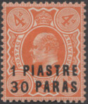 Aron R. Halberstam Philatelists Ltd.; British Commonwealth Stamps: OFFICES IN TURKISH EMPIRE (LEVANT) - KGV; Scott: 29; SG: 19; Condition: VF LH