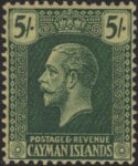 Aron R. Halberstam Philatelists Ltd.; British Commonwealth Stamps: CAYMAN ISLANDS - KGV; Scott: 62; SG: 82; Condition: VF LH
