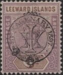 Aron R. Halberstam Philatelists Ltd.; British Commonwealth Stamps: LEEWARD ISLANDS - QV; Scott: 13; SG: 13; Condition: VF LH