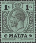 Aron R. Halberstam Philatelists Ltd.; British Commonwealth Stamps: MALTA - KGV; Scott: 59; SG: 81a; Condition: VF LH
