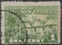 Aron R. Halberstam Philatelists Ltd.; British Commonwealth Stamps: NEW GUINEA - ; Scott: O1; SG: O22; Condition: F U
