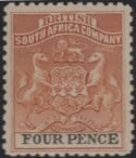 Aron R. Halberstam Philatelists Ltd.; British Commonwealth Stamps: RHODESIA - QV; Scott: 5; SG: 22; Condition: VF H