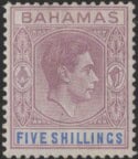 Aron R. Halberstam Philatelists Ltd.; British Commonwealth Stamps: BAHAMAS - KGVI; Scott: 112b; SG: 156; Condition: F-VF H