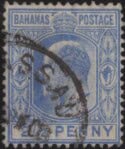 Aron R. Halberstam Philatelists Ltd.; British Commonwealth Stamps: BAHAMAS - KEVII; Scott: 46; SG: 73; Condition: VF U
