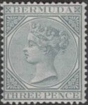 Aron R. Halberstam Philatelists Ltd.; British Commonwealth Stamps: BERMUDA - QV; Scott: 23; SG: 28; Condition: VF LH