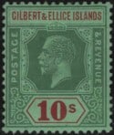 Aron R. Halberstam Philatelists Ltd.; British Commonwealth Stamps: GILBERT AND ELLICE - KGV; Scott: 31; SG: 35; Condition: VF LH