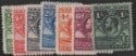 Aron R. Halberstam Philatelists Ltd.; British Commonwealth Stamps: FALKLAND ISLANDS - KGV; Scott: 54-60; SG: 116-122; Condition: F-VF NH
