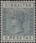 Aron R. Halberstam Philatelists Ltd.; British Commonwealth Stamps: GIBRALTAR - QV; Scott: 38; SG: 33; Condition: VF H