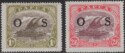 Aron R. Halberstam Philatelists Ltd.; British Commonwealth Stamps: PAPUA - ; Scott: O11-12; SG: O63-+65; Condition: VF LH