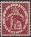 Aron R. Halberstam Philatelists Ltd.; British Commonwealth Stamps: SAINT VINCENT - QV; Scott: 54; SG: 53; Condition: VF LH