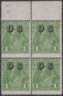 Aron R. Halberstam Philatelists Ltd.; British Commonwealth Stamps: AUSTRALIA - KGV; Scott: O7; SG: O129; Condition: F-VF NH