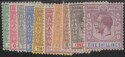 Aron R. Halberstam Philatelists Ltd.; British Commonwealth Stamps: BAHAMAS - KGV; Scott: none; SG: 115-124; Condition: F-VF H+LH