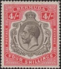 Aron R. Halberstam Philatelists Ltd.; British Commonwealth Stamps: BERMUDA - KGV; Scott: 51; SG: 52b; Condition: VF LH