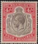 Aron R. Halberstam Philatelists Ltd.; British Commonwealth Stamps: BERMUDA - KGV; Scott: 51var; SG: 52bvar; Condition: VF H