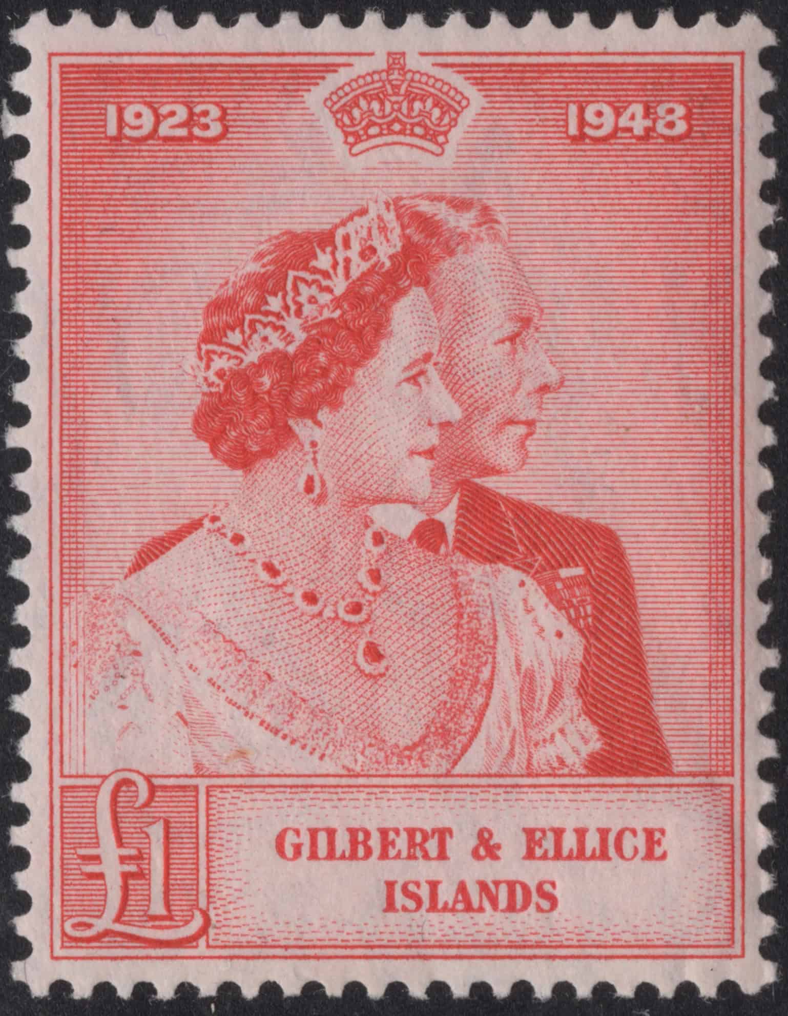 Aron R. Halberstam Philatelists Ltd.; British Commonwealth Stamps: GILBERT AND ELLICE - KGVI; Scott: 55; SG: 58; Condition: VF NH