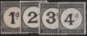 Aron R. Halberstam Philatelists Ltd.; British Commonwealth Stamps: NORTHERN RHODESIA - KGV; Scott: J1-4; SG: none; Condition: VF LH