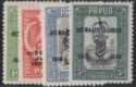 Aron R. Halberstam Philatelists Ltd.; British Commonwealth Stamps: PAPUA - ; Scott: 114-117; SG: 150-153; Condition: VF LH