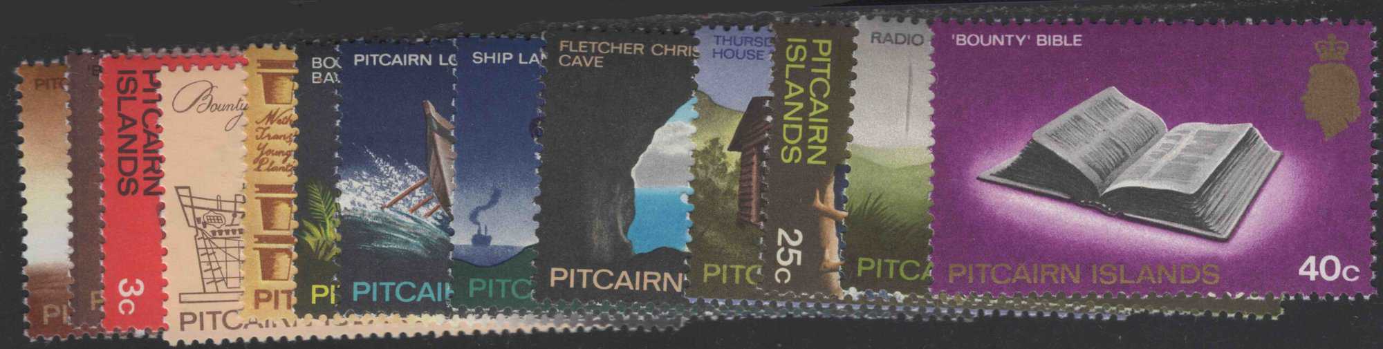 Aron R. Halberstam Philatelists Ltd.; British Commonwealth Stamps: PITCAIRN - ; Scott: 97-109; SG: none; Condition: VF NH