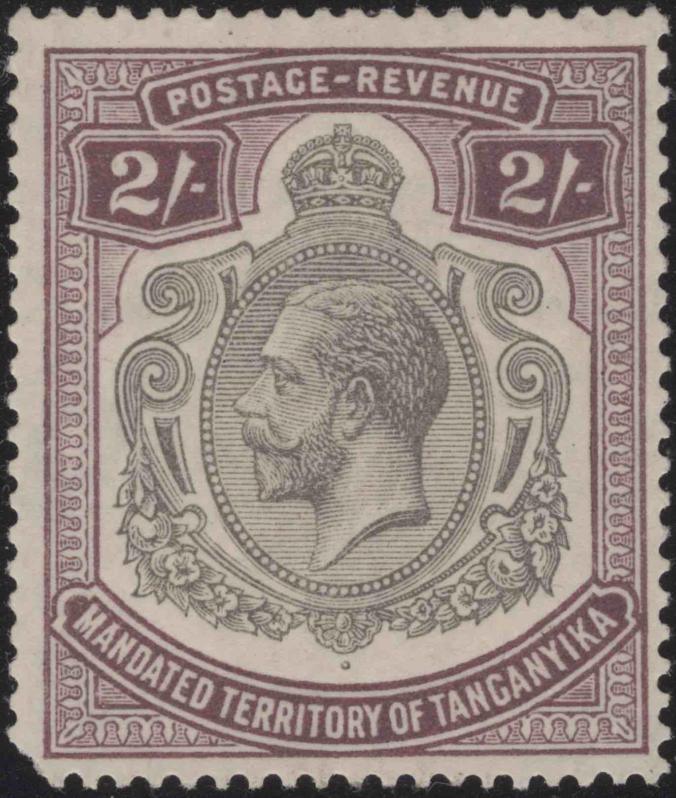 Aron R. Halberstam Philatelists Ltd.; British Commonwealth Stamps: TANGANYIKA - KGV; Scott: 40; SG: 103; Condition: F-VF LH